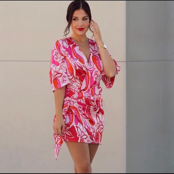 PRINTED MINI DRESS - Picture 7 of 16